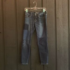 Lucky Brand patchwork skinny jeans